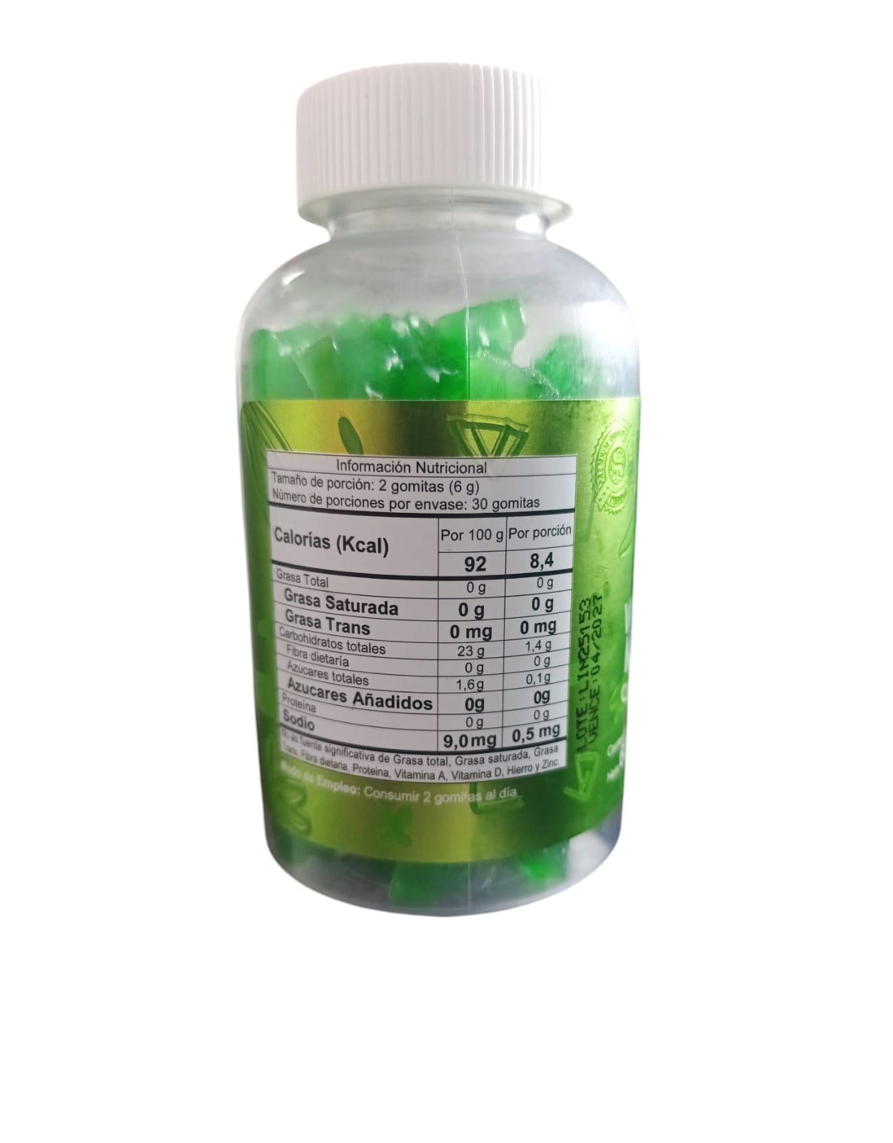 Miniatura 2 de GOMAS VINAGRE DE MANZANA  CAFEINA ALCACH